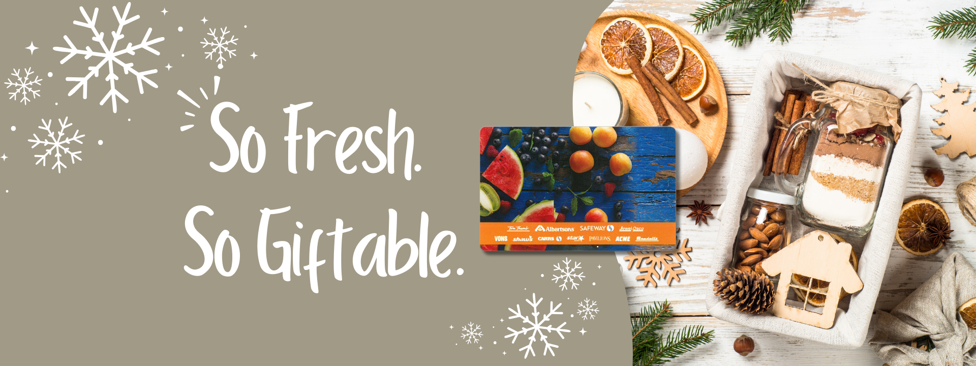 Albertsons GC Holiday Banner